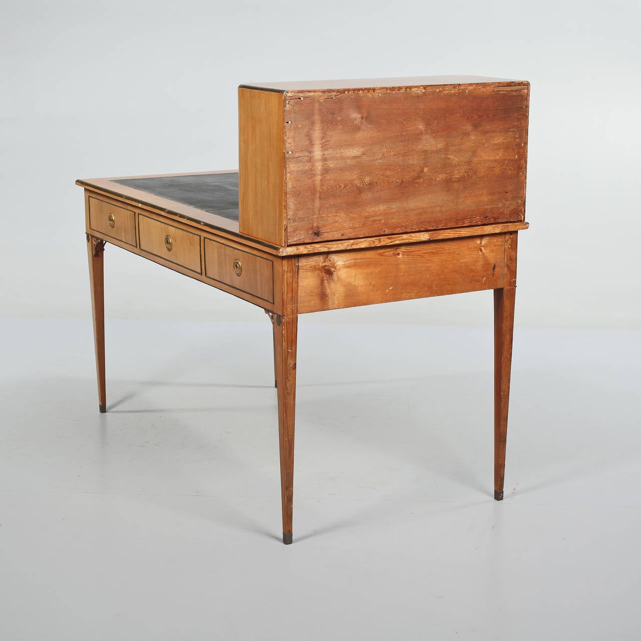 Gustavian Desk with Three Drawers, 1790s For Sale 1
