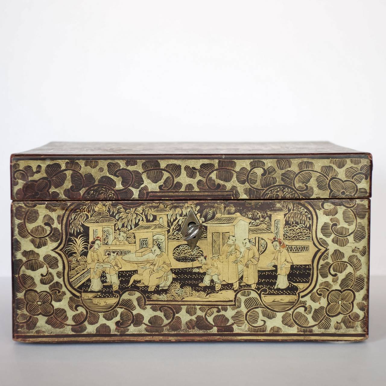 Chinese Lacquer Box, 19th Century