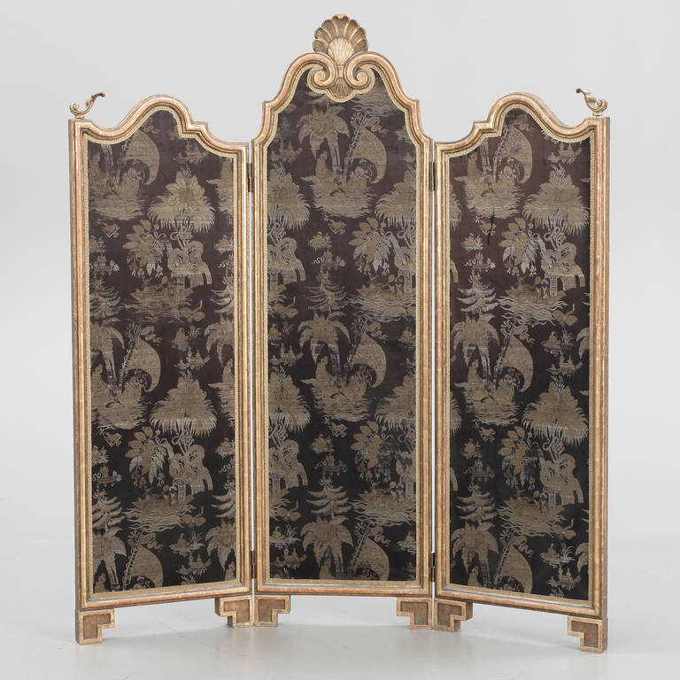 Swedish 1920s Folding Screen