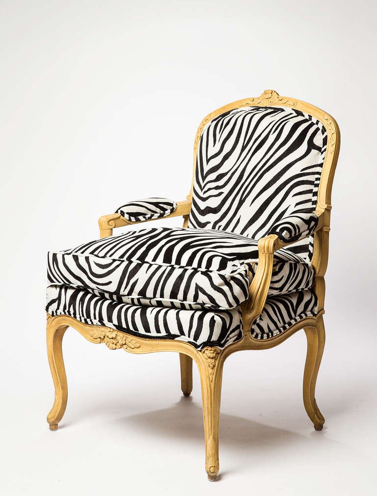 Swedish 19th Century Rococo Style Armchairs