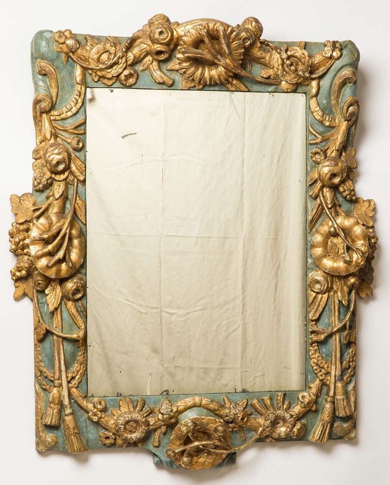 18th Century Baroque Mirror / Frame In Good Condition For Sale In Stockholm, SE
