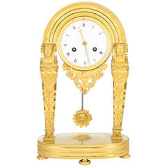 Egyptian Style French Clock