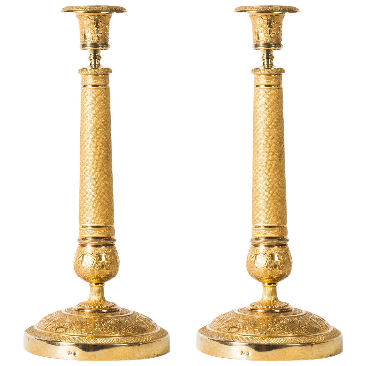 Important  Russian Empire Candelholders For Sale