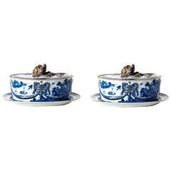 18th Century Chinese Export Porcelain Terrine Molds