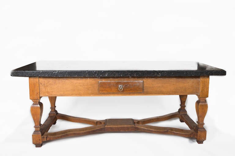Important Swedish Stone Table