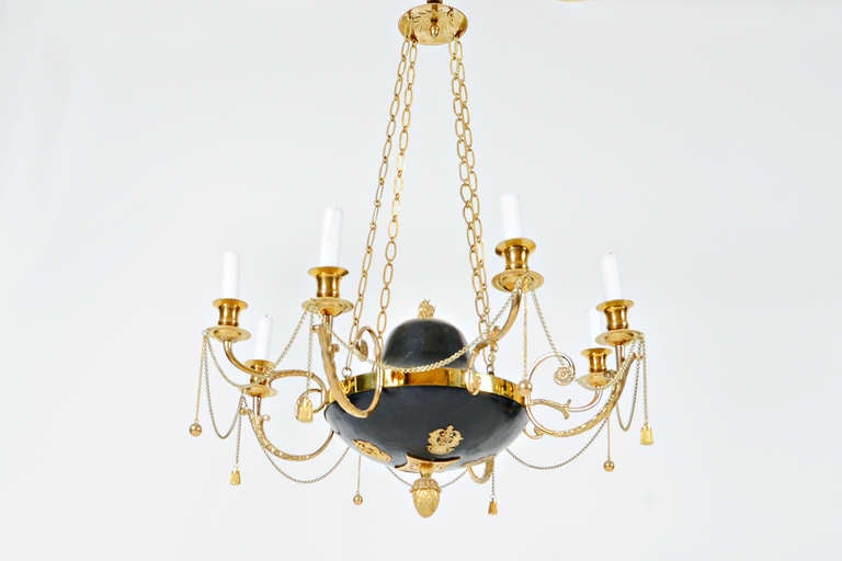 18th Century Gustavian Hanging Lamp