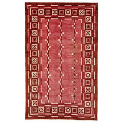 Swedish piled rug-Art Deco Carpet