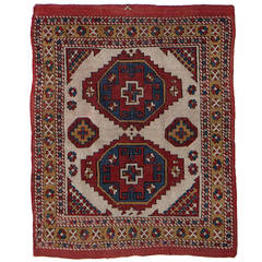 19th Bergama Antique Turkish Rug