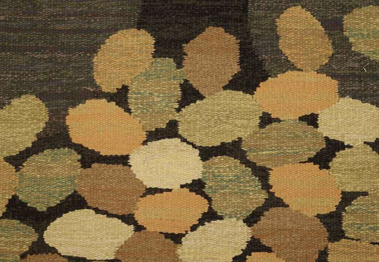 Flatwoven Swedish rug-Brita Grahn.