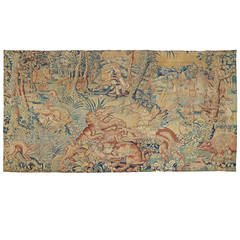 Antique "Game Park" Tapestry Oudenarde, Flanders