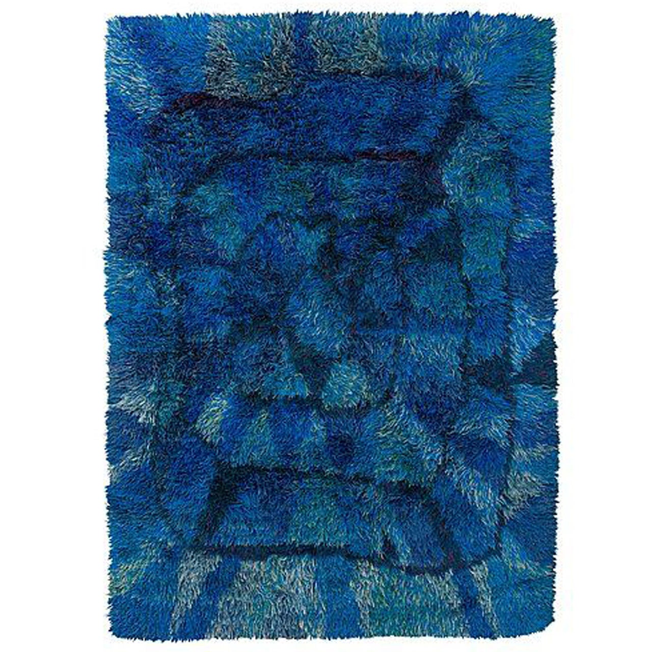 "Blue Moon" Swedish pile carpet Viola Gråsten designed For Sale