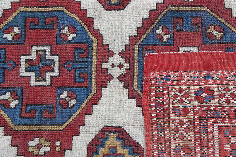 19th Bergama Antique Turkish Rug