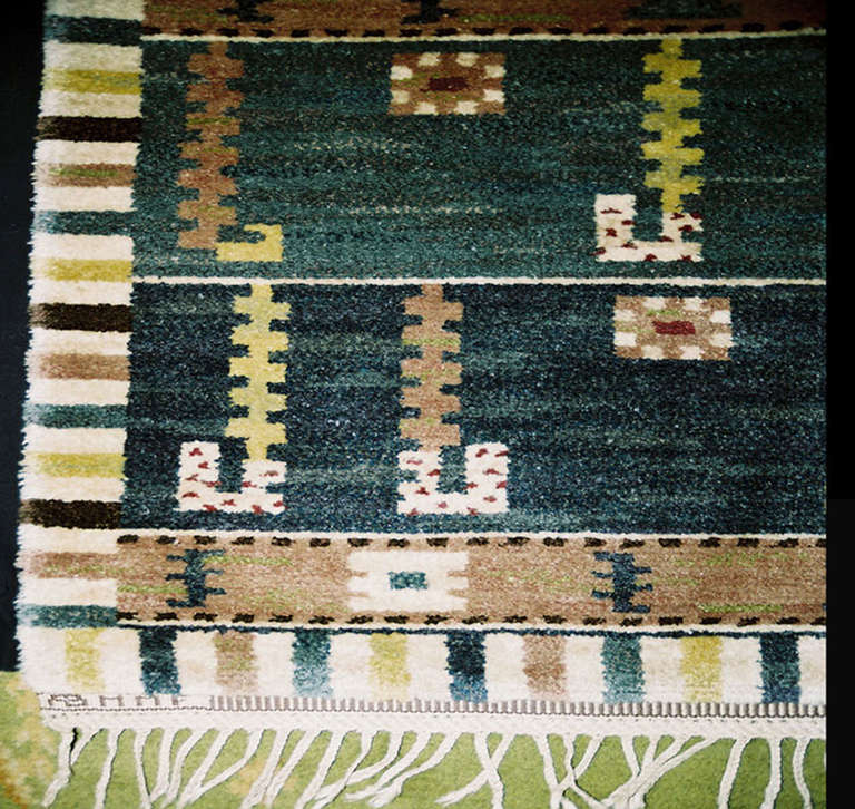 20th Century Swedish piled rug - Märta Måås Fjetterström- AB MMF 