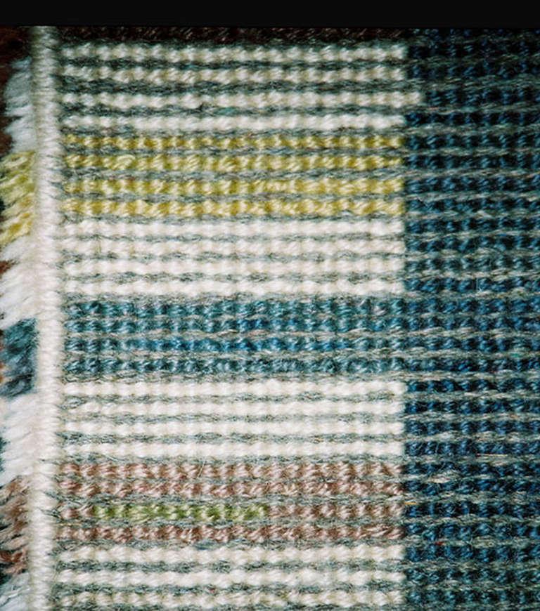 Wool Swedish piled rug - Märta Måås Fjetterström- AB MMF 