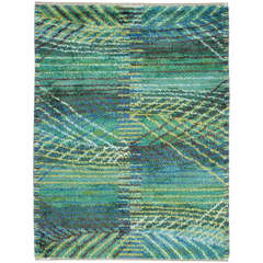 Swedish Rya rug by Barbro Nilsson