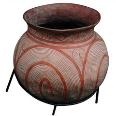 Ban Chiang Terracotta Round Pot