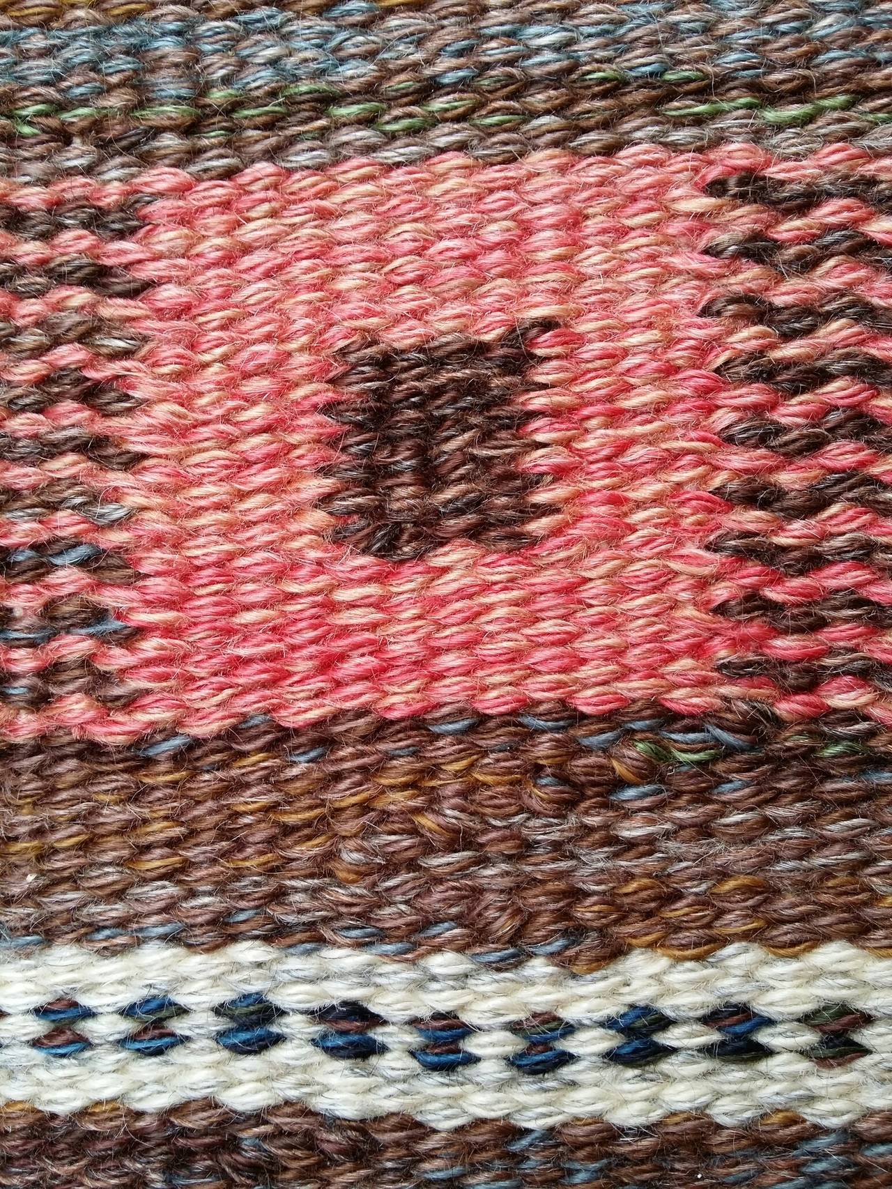 Swedish Rölakan Rug by Carl Dagel In Good Condition For Sale In Stockholm, SE