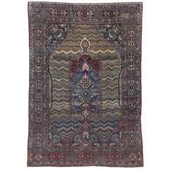 Tehran rug with prayer niche