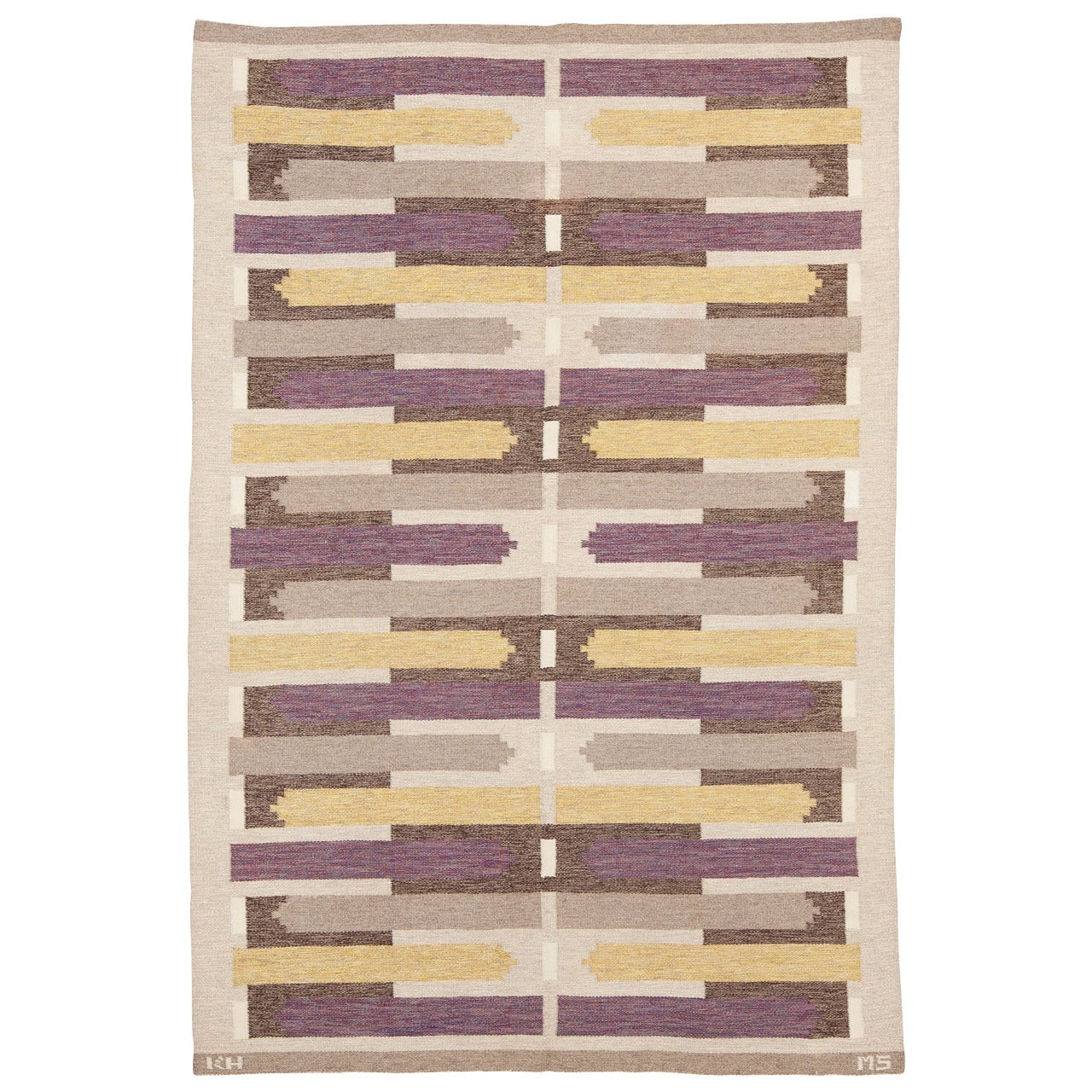 Flatwoven Swedish rug For Sale