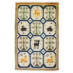 Swedish rölakan rug -Carl Edvin Svensson