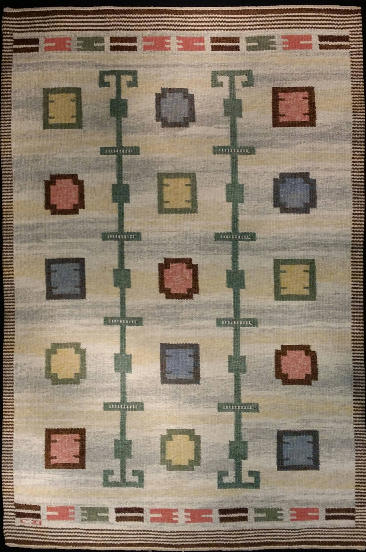 Swedish rölakan rug