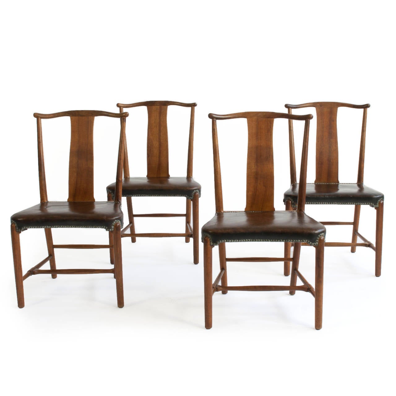 Scandinavian Modern Hans J. Wegner, a Set of Rare China Chairs, Johannes Hansen