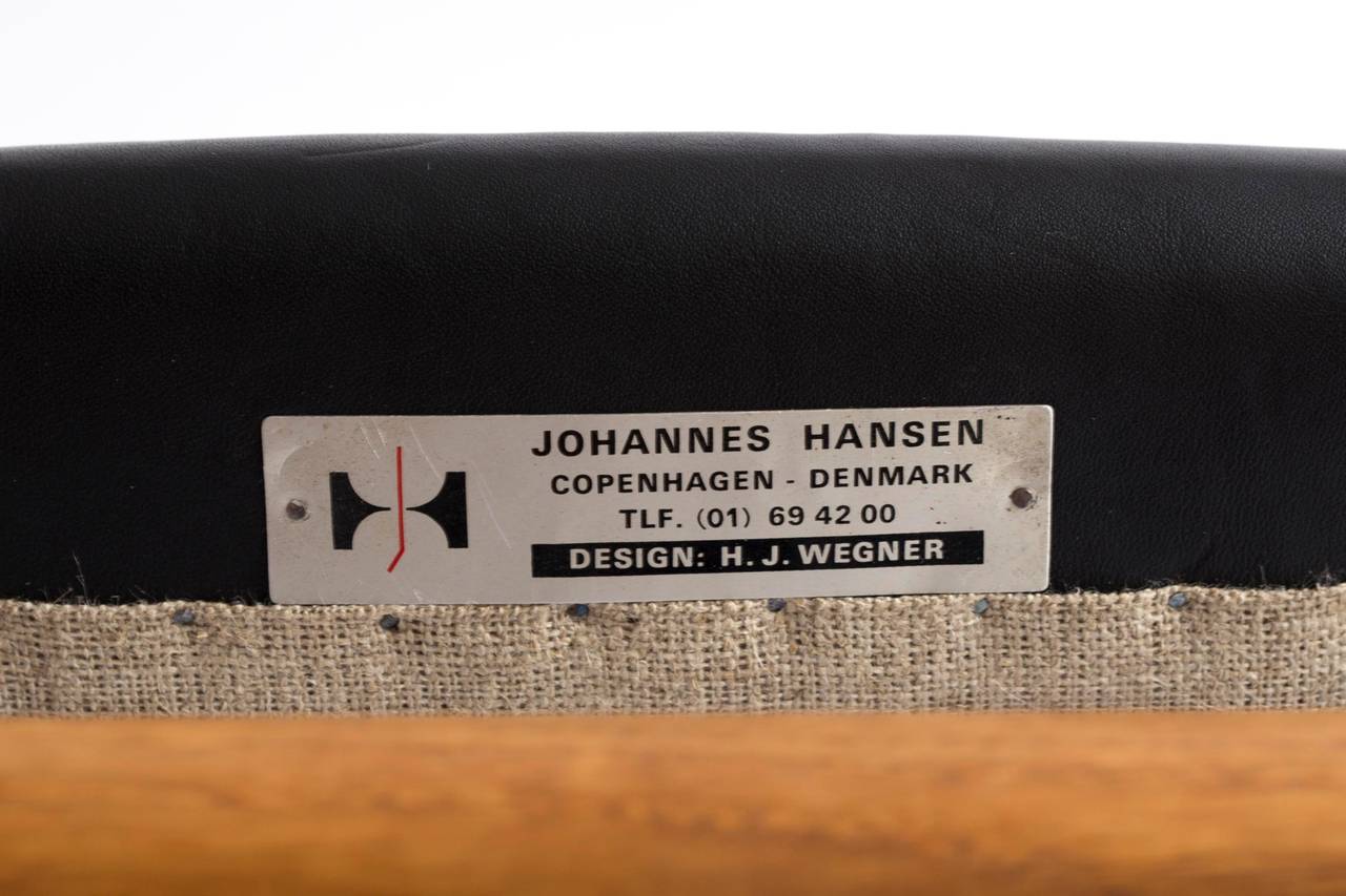 Scandinavian Modern Hans J. Wegner 'Bull Chair'