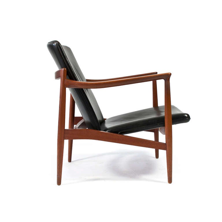 Danish Jacob Kjaer Lounge Chair with Ottoman