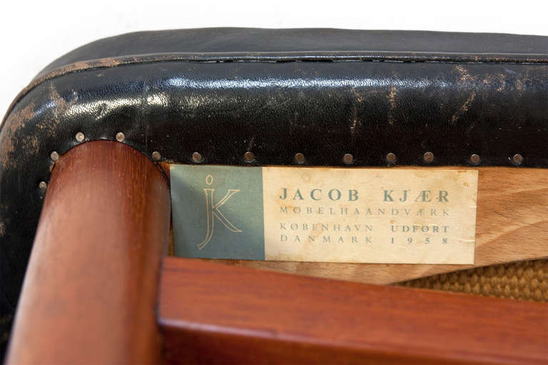 Jacob Kjaer Lounge Chair with Ottoman 1
