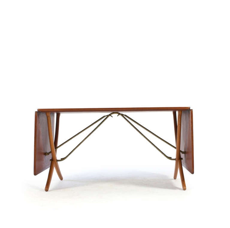 Danish Hans J. Wegner AT-304 Dining Table, Andreas Tuck