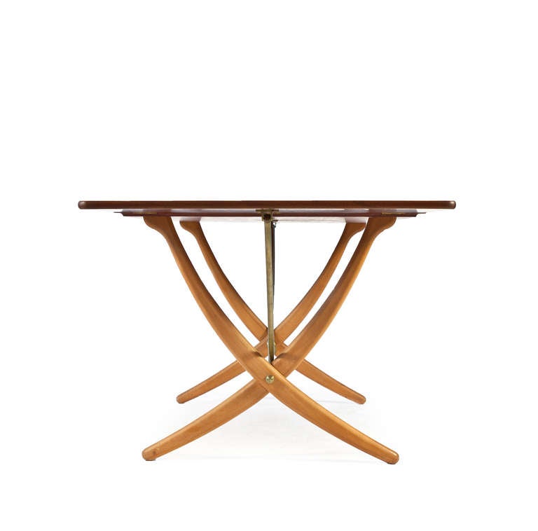 Hans J. Wegner AT-304 Dining Table, Andreas Tuck In Excellent Condition In Copenhagen, DK
