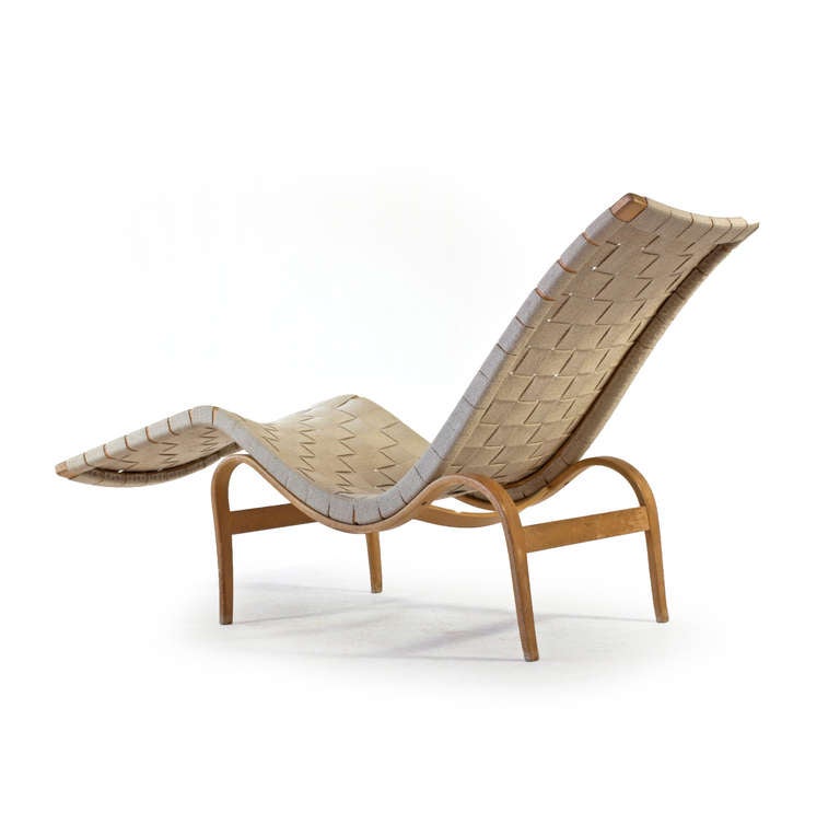 Swedish Bruno Mathsson Lounge Chair, Karl Mathsson