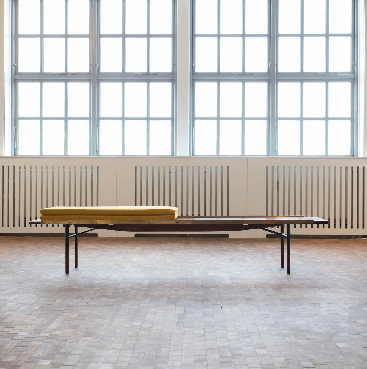 Long Finn Juhl Rosewood Bench, Bovirke