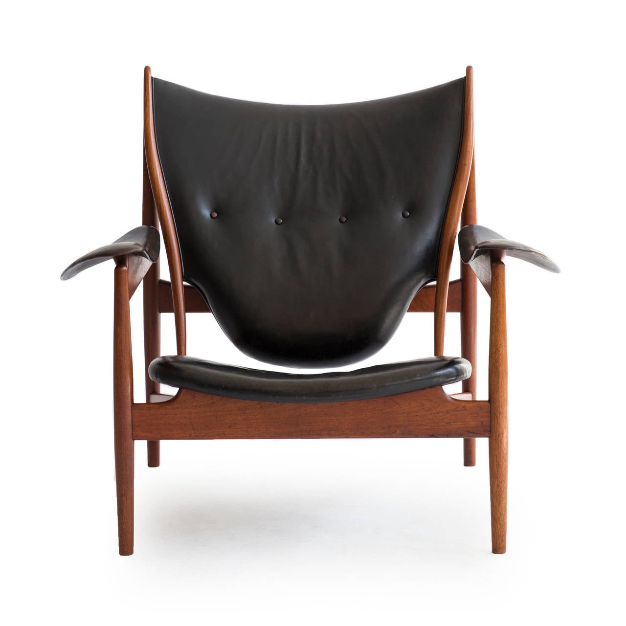 Scandinavian Modern Early Finn Juhl Chieftain Chair, Niels Vodder