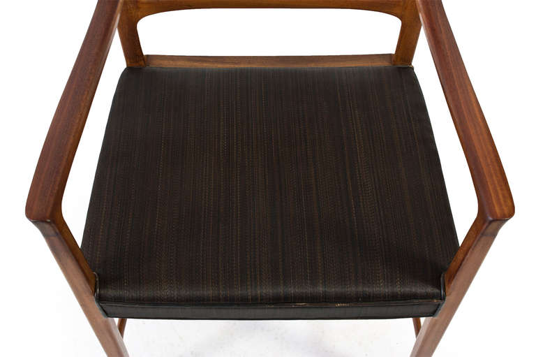 Mahogany Ole Wanscher Armchair for A.J. Iversen For Sale