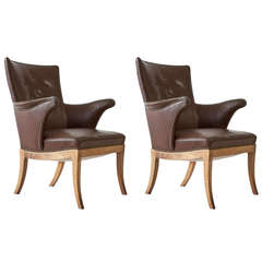 Pair of Frits Henningsen Armchairs