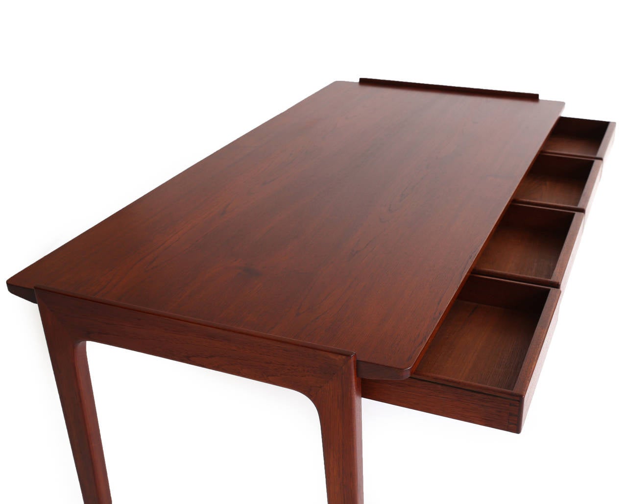 Tove & Edvard Kindt-Larsen Teak Desk In Good Condition In Copenhagen, DK