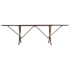 Wegner Sabre Leg Table, AT-304, Andreas Tuck