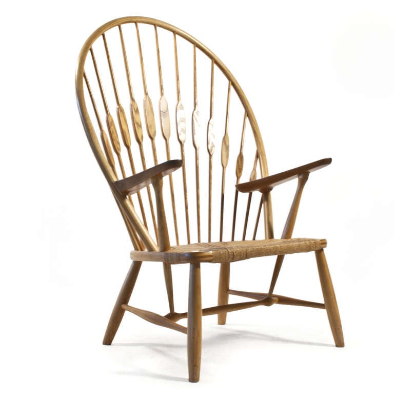 Danish Hans J. Wegner Peacock Chair