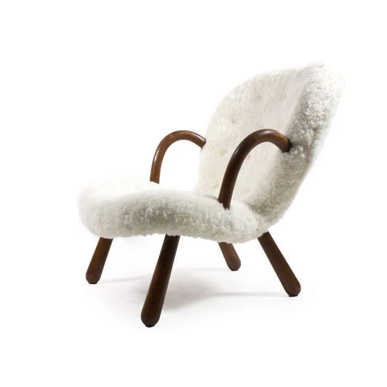 Scandinavian Modern Philip Arktander Clam Chair