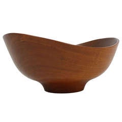 Large Finn Juhl teak bowl