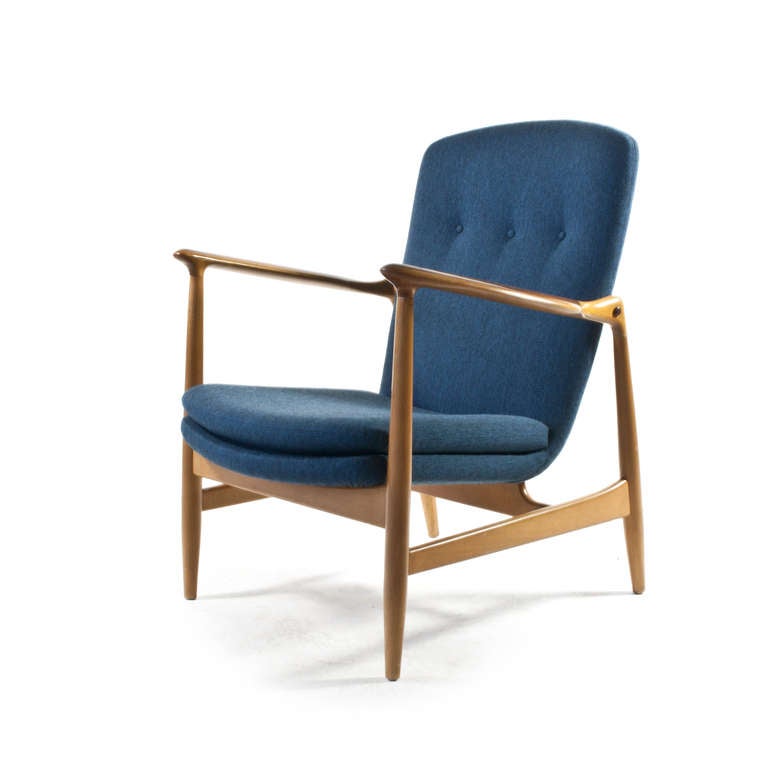 Mid-20th Century Finn Juhl Easy Chair for Bovirke