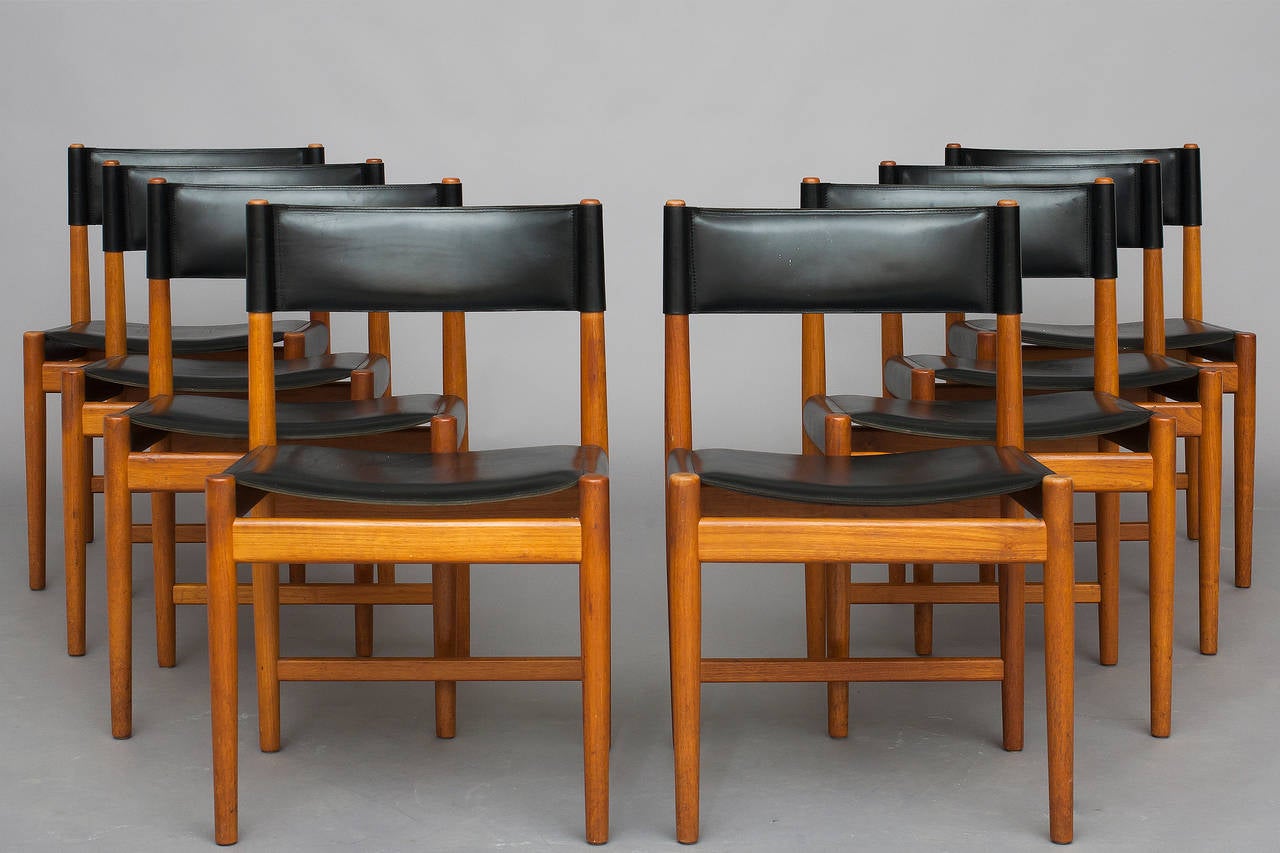 Set of 8 chairs by Kurt Ostervig for Sibast Furniture.