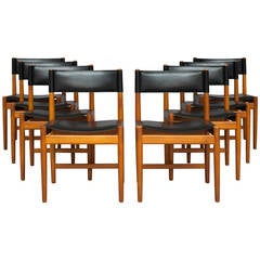 Set of 8 chairs by Kurt Ostervig for Sibast Furniture.