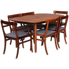 Used "Rungstedlund" Dining Room Set by Ole Wanscher for P. Jeppesen