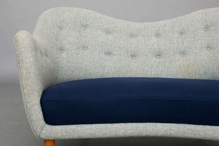 Mid-20th Century Sofa, 2-seater by Finn Juhl for Bovirke.