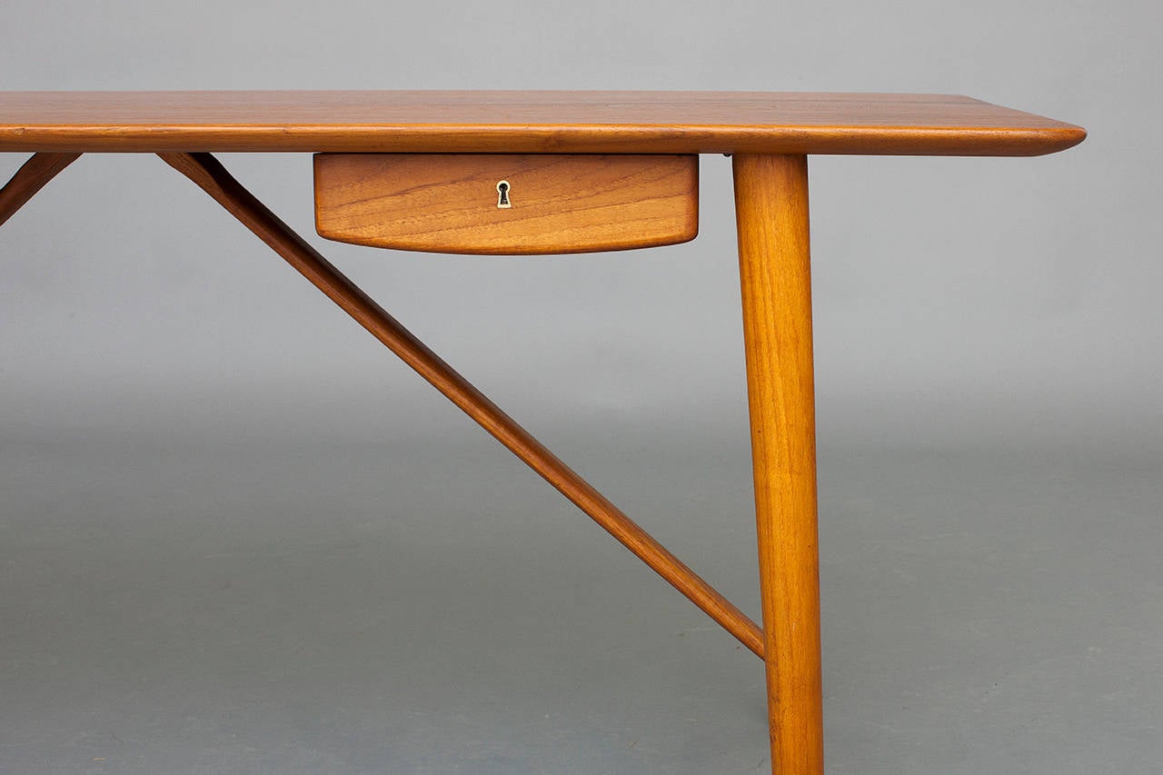 Danish Desk by Peter Hvidt & Orla Mølgaard for Soborg Furniture