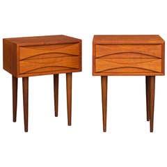 Pair of Chests / Bedside Tables by Arne Vodder