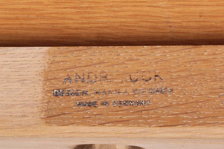 Oak Desk by Hans J. Wegner for Andreas Tuck