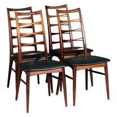 Set of Four Chairs by Niels Kofoed for Kofoed, Hornslet